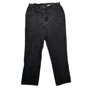 Vintage Rockies Womens Jeans Size 18W/ XL 36x 30 Bareback Black Western USA Made